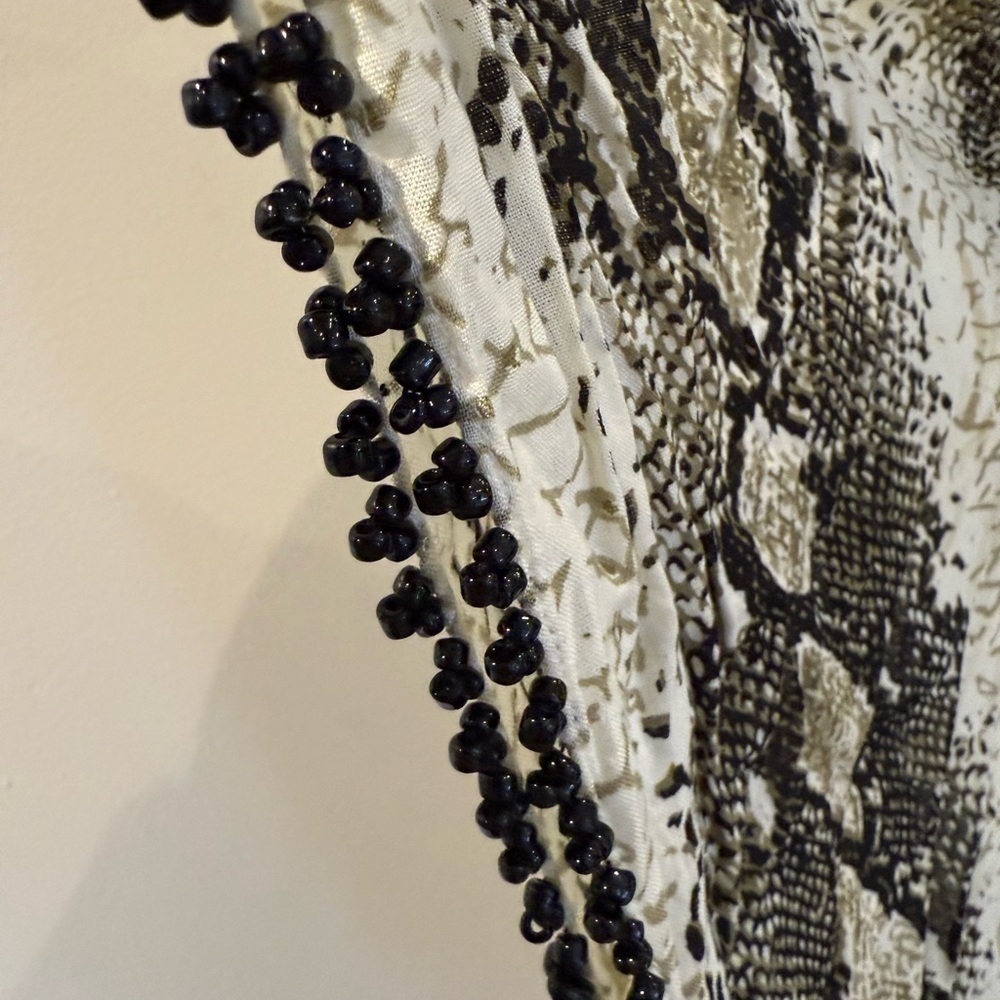 Snakeskin Print Swim Cover Up - Picture 3 of 7